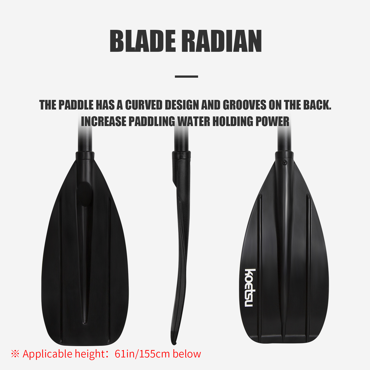 KOETSU Aluminum Alloy Double-H - Fishing Kayak Paddle ulasan dan harga