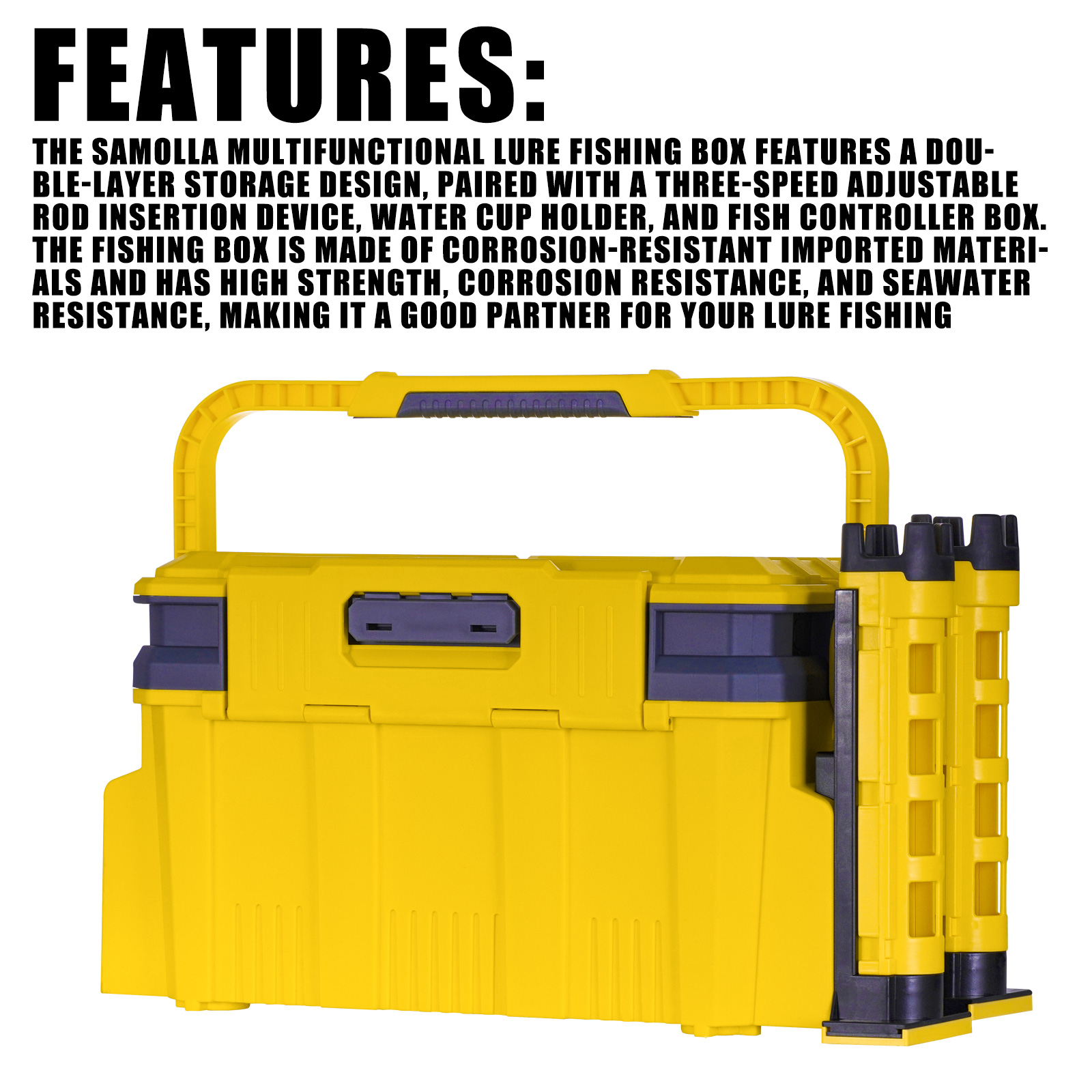 New Large Fishing Box Suit 19. - Fishing Kayak Crate ulasan dan harga