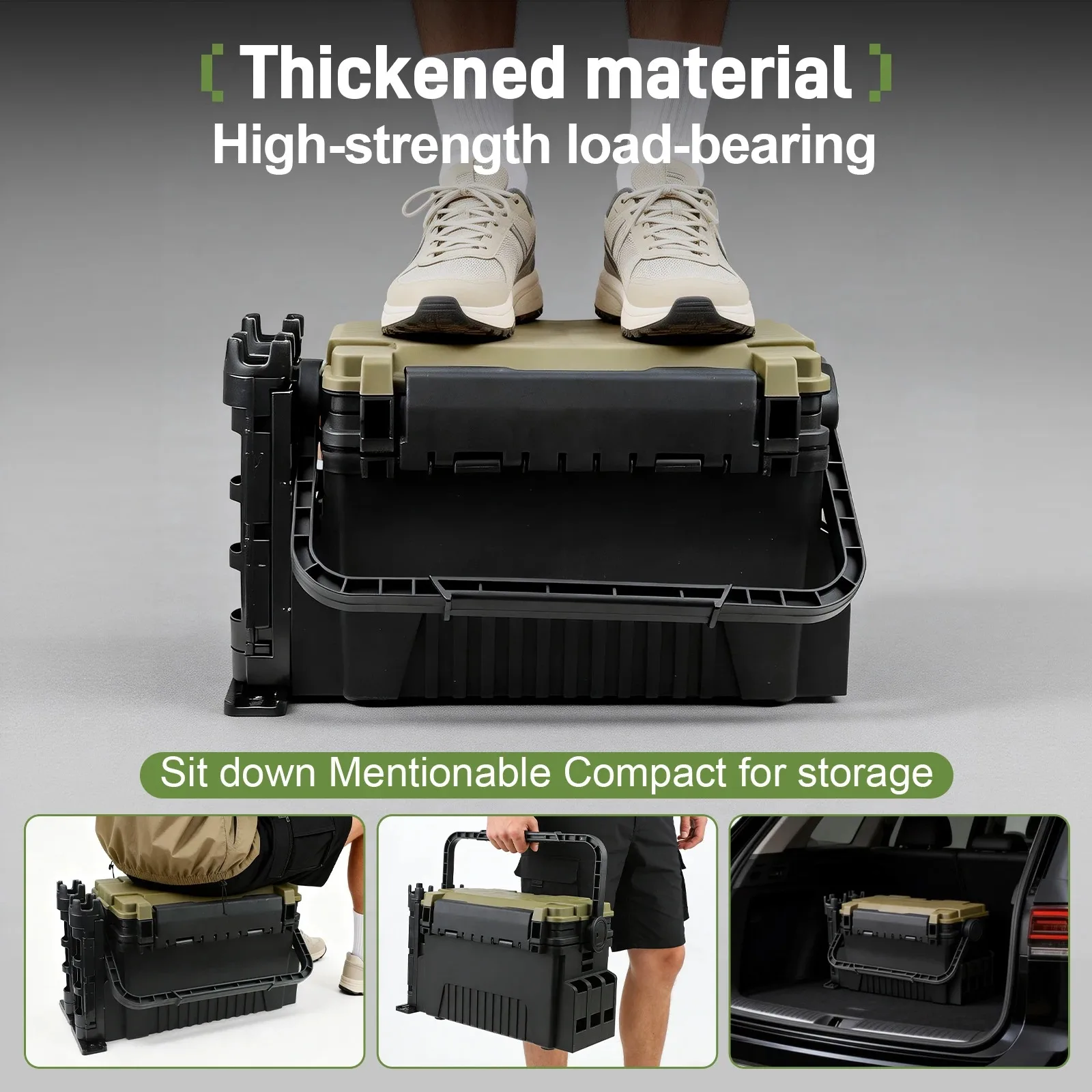 Large Capacity Tackle Fishing  - Fishing Kayak Crate ulasan dan harga